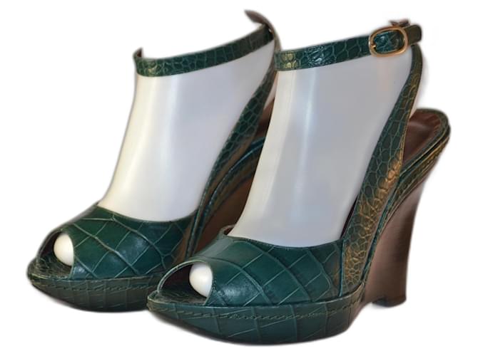 Max Mara sandali Verde scuro