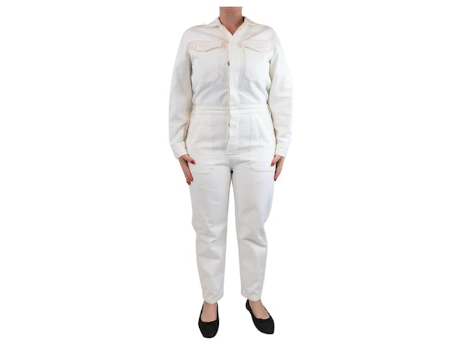 Citizens of Humanity Tuta in denim bianco - taglia L