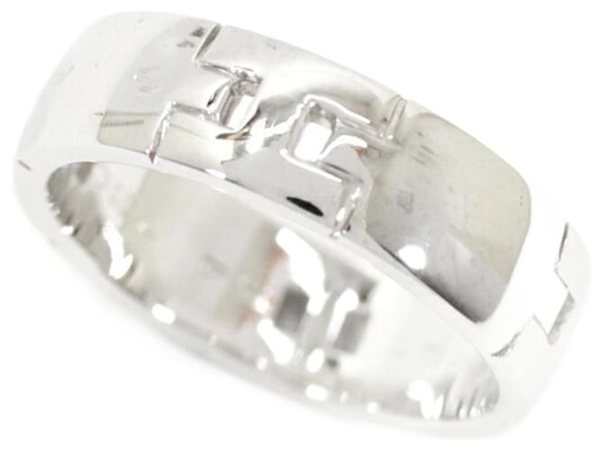 Ring Hermès Anello Larghezza Hermes Hercules in Oro Bianco 18K