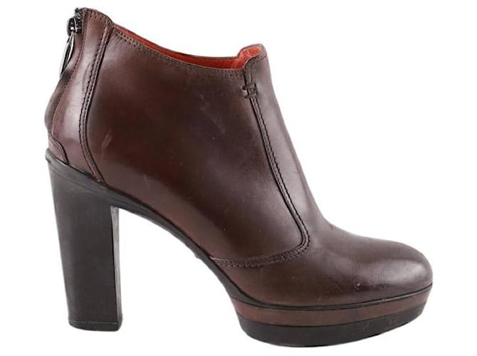 Santoni Stivali di pelle Marrone