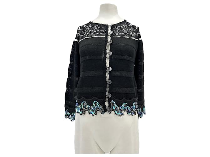 CHRISTIAN LACROIX Maglieria T.International M Viscosa Nero