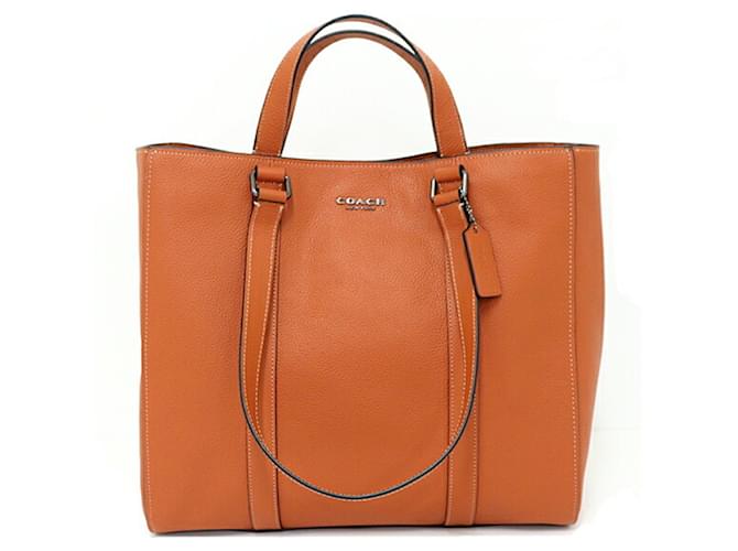 Borsa a spalla Coach Hudson con doppio manico Marrone