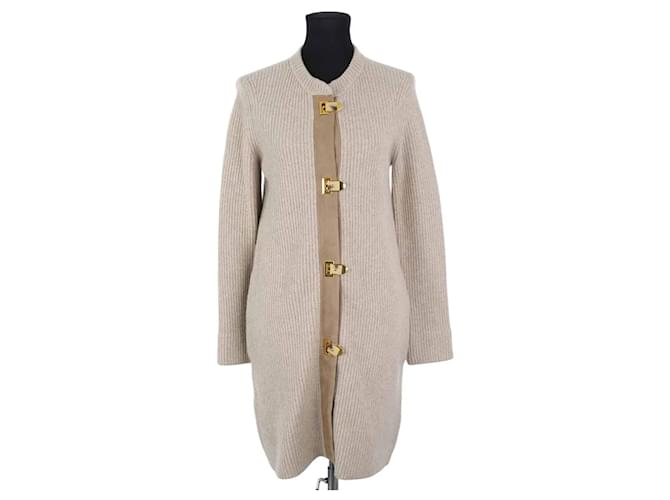 Tory Burch Gilet di lana Beige
