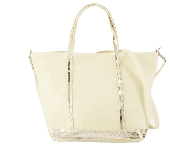 Cabas S Shopper Bag - Vanessa Bruno - Lino - Giallo