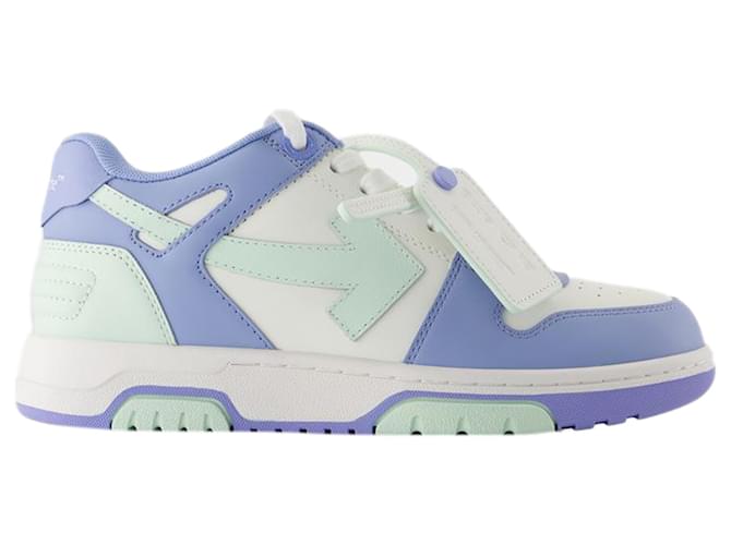Sneakers Out Of Office - OFF WHITE - Pelle - Blu