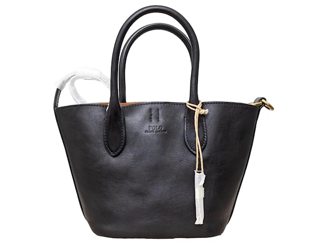 Polo Ralph Lauren Mini Bellport Tote Bag - anni '20 Nero