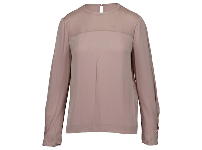 Blusa rosa pallido Diane Von Furstenberg - anni '10