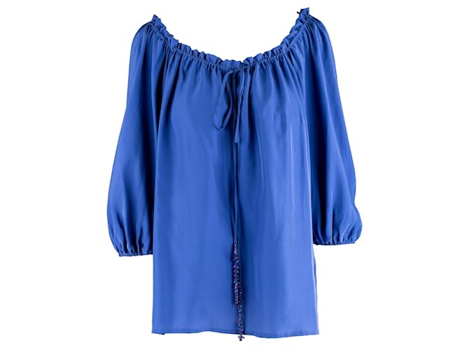 Top con collo arricciato Blumarine - anni '10