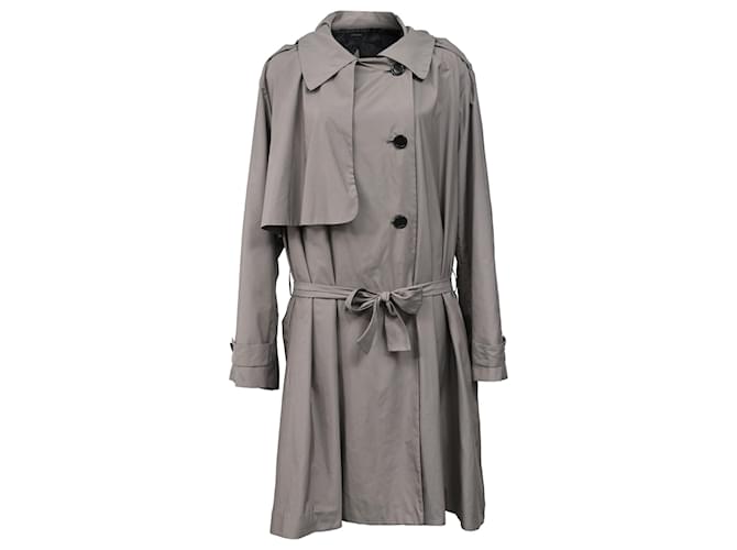 Trench coat doppiopetto Joseph in cotone grigio Marrone Rosso