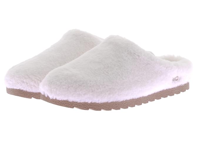 Yves Salomon ALO Flats T.EU 39 Pelliccia sintetica Bianco