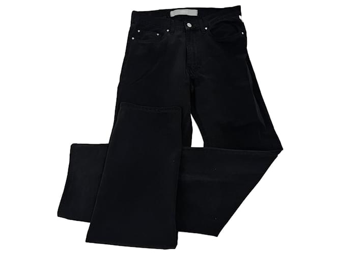 Pantaloni in nylon vintage Versace neri 48/M Nero
