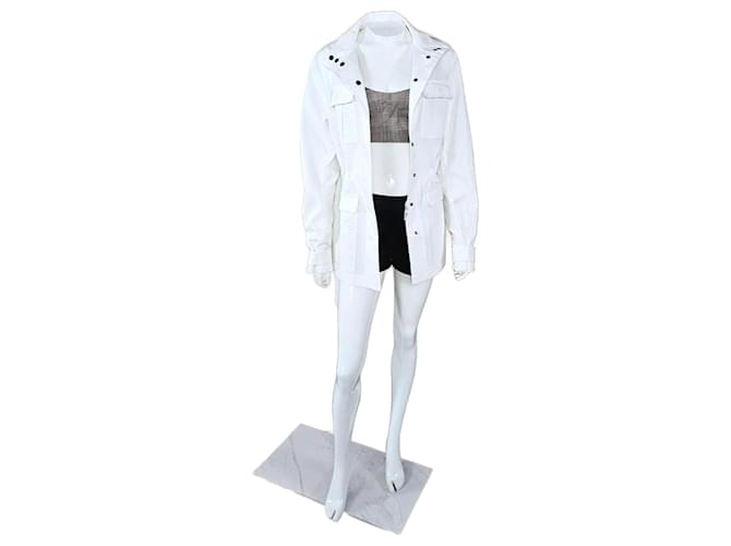 giacca Off White Bianco