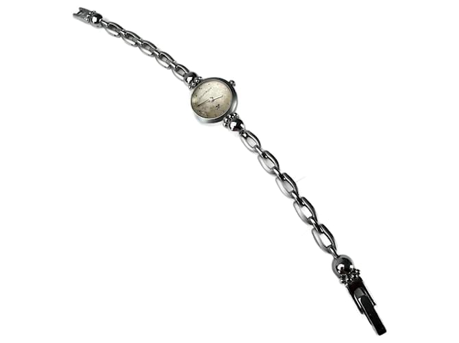 Orologio in acciaio vintage Courreges argento