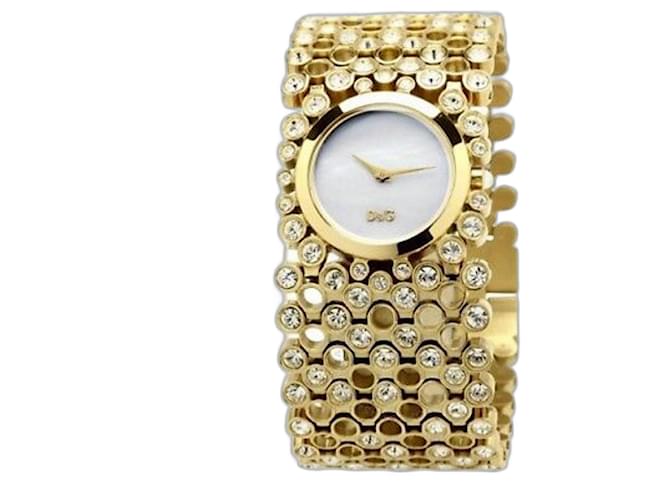 Magnifico orologio dorato DOLCE & GABBANA Collezione storica mod. DW0244 D'oro