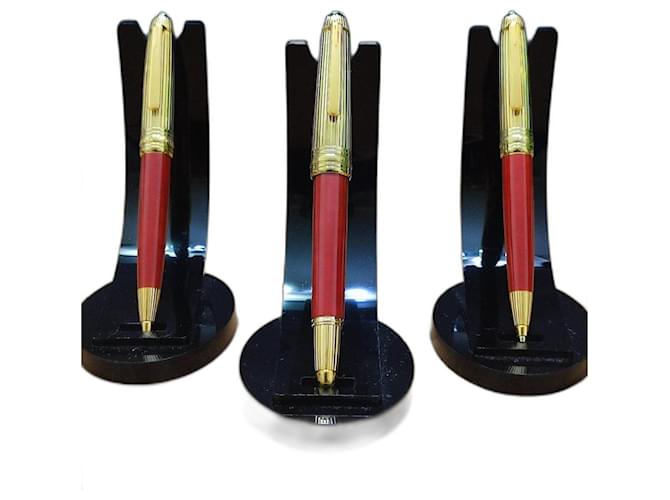 ■SET 3 PENNE MONTBLANC W.A. MOZART CORAL SOLITAIRE■ Rosso