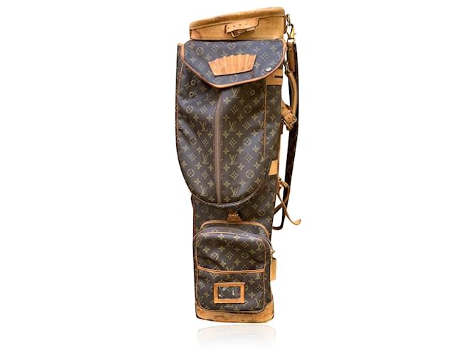 Zaino in tessuto vintage Louis Vuitton Sac de Golf Marrone