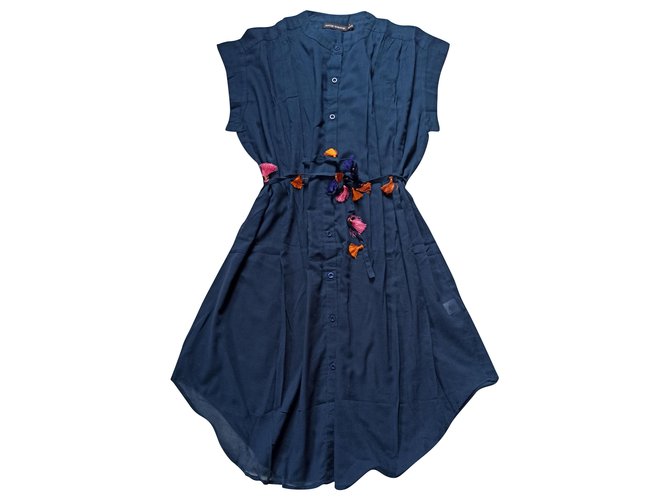 Antik Batik Top Blu navy