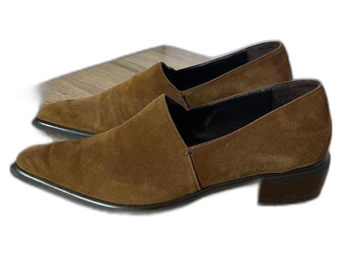 Max Mara Ciabatte Marrone Cammello