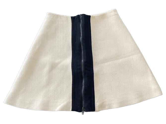 Carven Gonne Nero Bianco Beige Crudo Bianco sporco