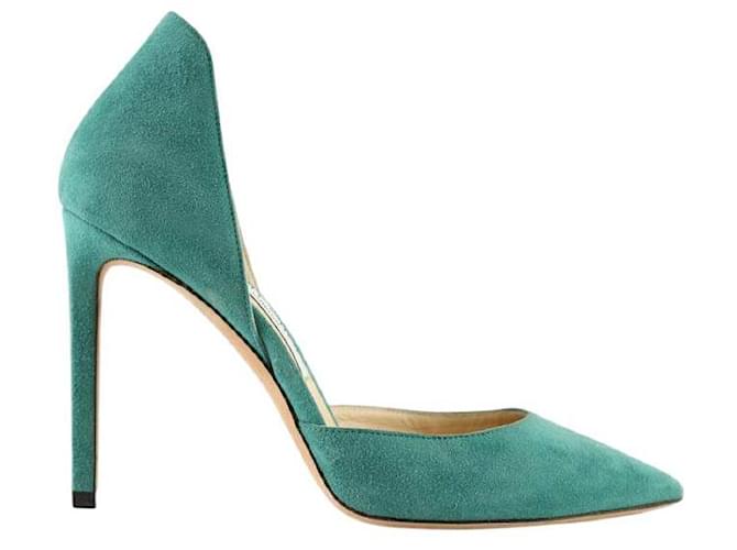 Jimmy Choo Tacchi in camoscio Blu