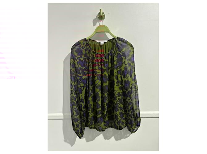 DIANE VON FURSTENBERG Top T.International S Seta Rosso