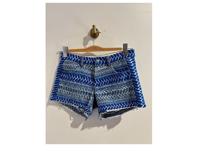 IRO Shorts T.International XS Sintetico Blu