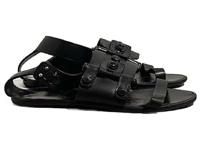 Sandali LANVIN T.EU 37 Pelle Nero