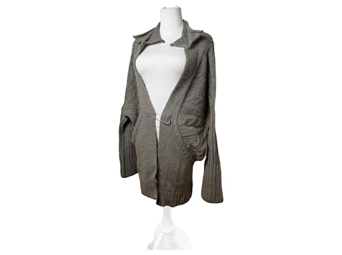 Cappotto in lana vintage Yohji Yamamoto grigio 38/M