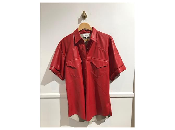 NANUSHKA Top T.International M Poliestere Rosso