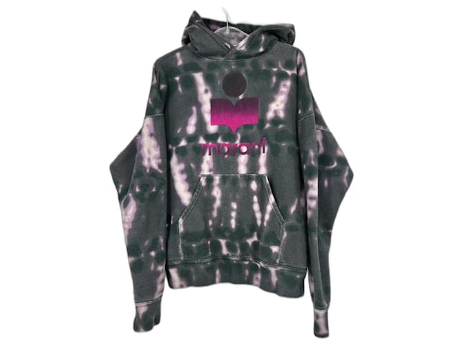 Isabel Marant Etoile Hoodie Tie Dye Isabel Marant Rosa Grigio Porpora Grigio antracite