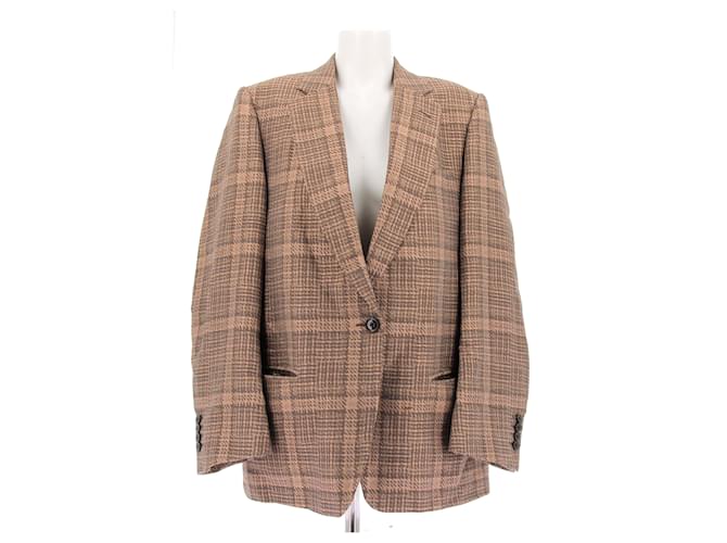 Giacca DRIES VAN NOTEN T.FR 38 Cotone Marrone