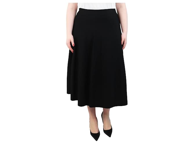 The row Gonna midi plissettata nera - taglia XL Nero