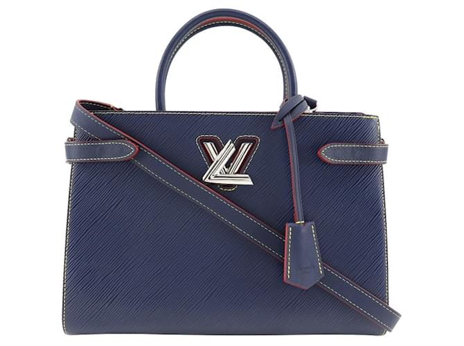 Borsa a mano Twisted Tote Louis Vuitton Blu