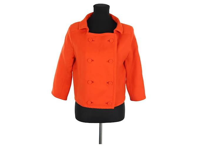 Courreges Giacca di lana Arancione