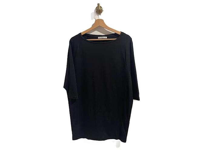 ACNE STUDIOS Top T.International S Cotone Nero