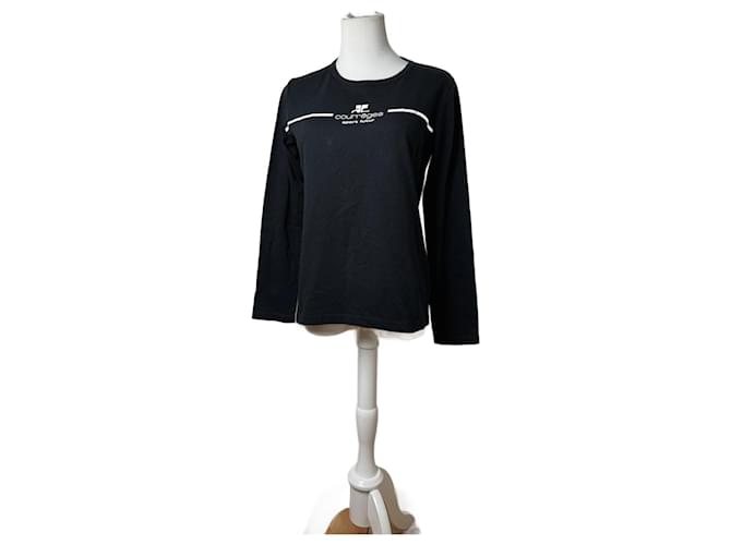 Maglione vintage Courreges Paris Nero 38/M