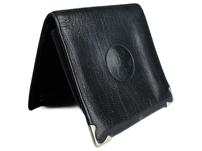 Céline Portafoglio in pelle Triomphe vintage Celine Paris nero