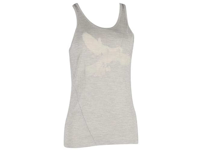 Top in cotone grigio stampato di Marc Jacobs
