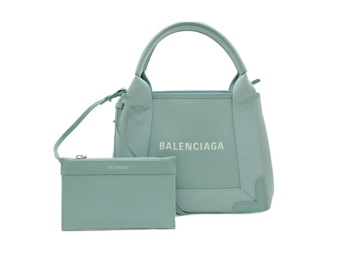 Borsa tote blu chiaro Balenciaga