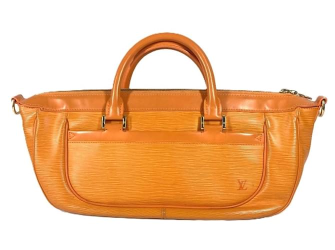 Borsa a mano Louis Vuitton Epi Danura MM Arancione
