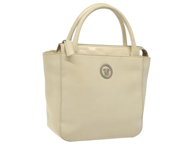 Borsa a mano Gianni Versace in nylon beige Auth hk2171