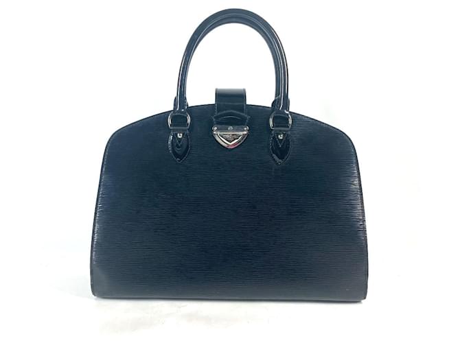 Borsa a mano Louis Vuitton Epi Electric Pont Neuf GM Nero