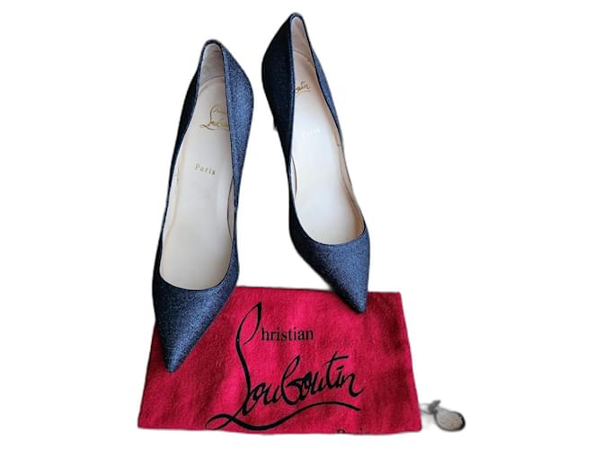 Christian Louboutin Pigalle glitter 100 Nero