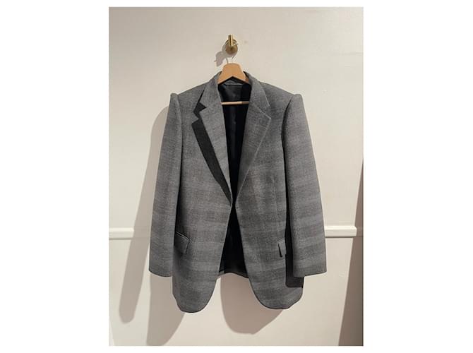 Giacca BALENCIAGA T.International XL in lana Grigio