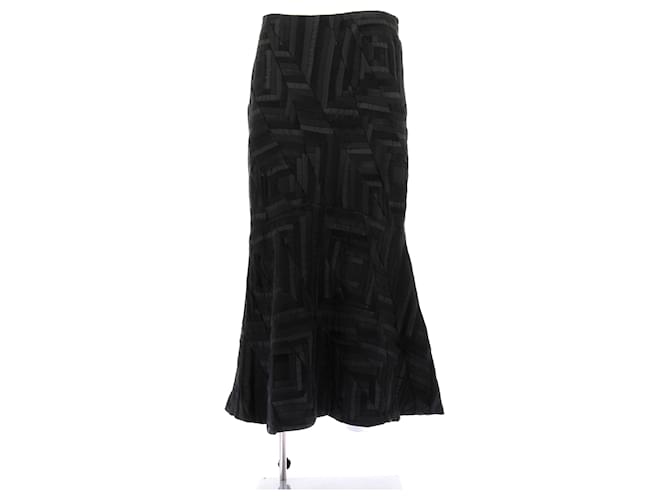 Gonne RALPH LAUREN T.US 6 Seta Nero