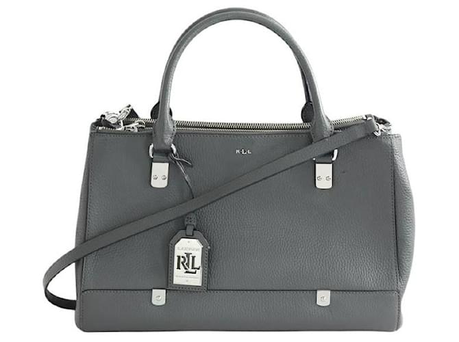 Ralph Lauren Borsa in pelle Grigio