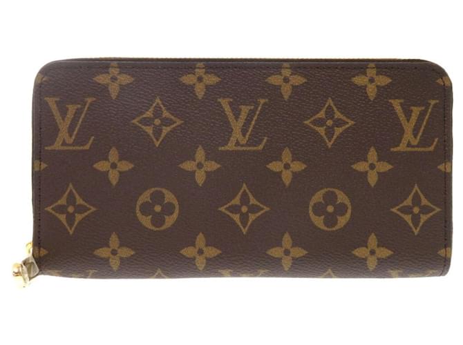 Zippy Portafoglio lungo Monogram Louis Vuitton Marrone