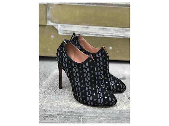 Alaïa Stivaletti ALAIA T.EU 37.5 Camoscio Nero