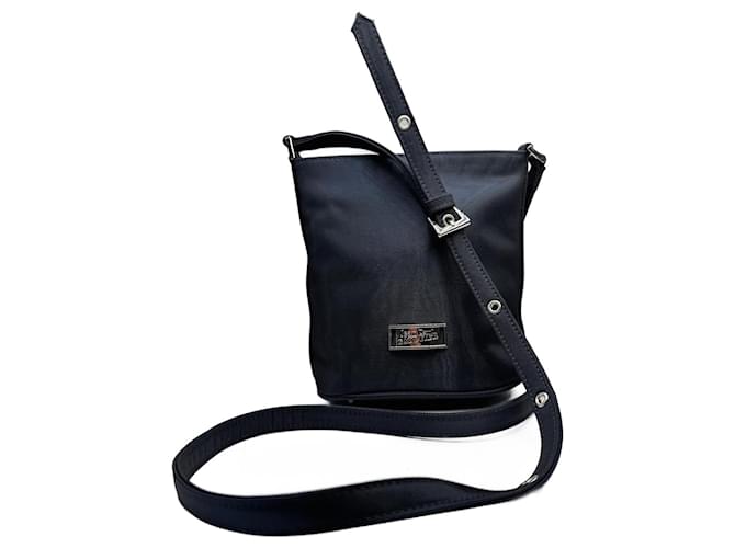 Borsa a tracolla vintage Jean Paul Gaultier Marine Blu navy