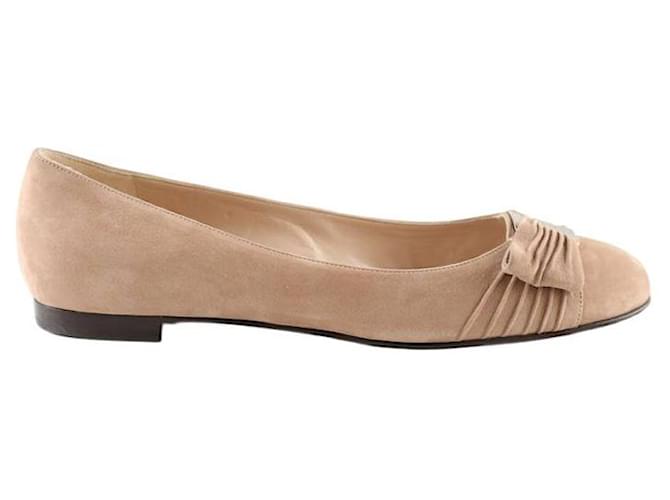 Salvatore Ferragamo Ballerine in pelle Beige